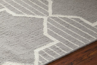 Chandra Lima LIM-25733 Taupe/White Area Rug Detail