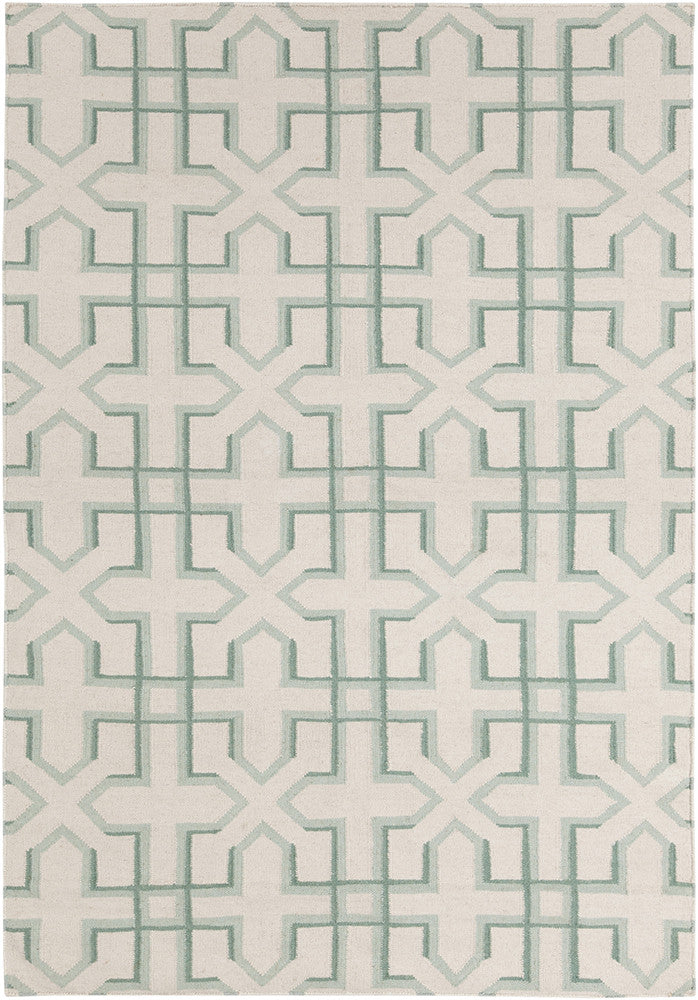 Chandra Lima LIM-25739 White/Green Area Rug main image