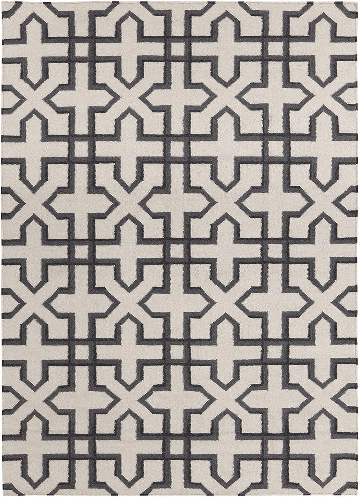 Chandra Lima LIM-25740 White/Grey/Black Area Rug main image