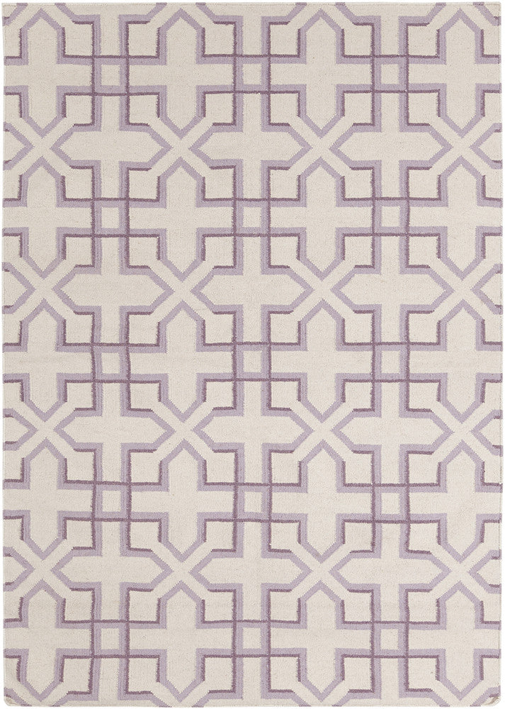 Chandra Lima LIM-25741 White/Purple/Lavender Area Rug main image