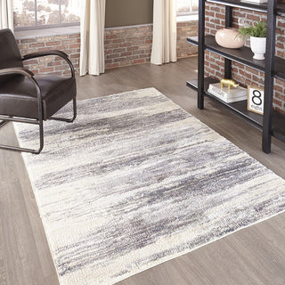 Momeni Lima LI-07 Grey Area Rug Room Image Feature