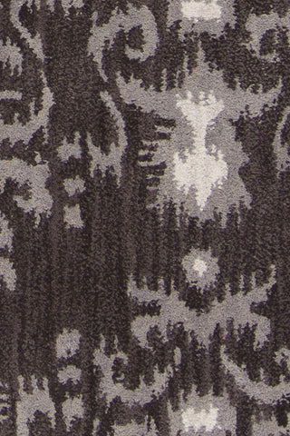 Chandra Lina LIN-32002 Brown/Grey/Ivory Area Rug Close Up