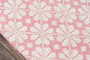 Momeni Lisbon LIS-1 Pink Area Rug by MADCAP Close up