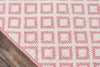 Momeni Lisbon LIS-2 Pink Area Rug by MADCAP Close up