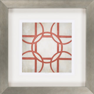 Surya Wall Decor LJ-4056 Red by Chariklia Zarris 19 X 19 Square