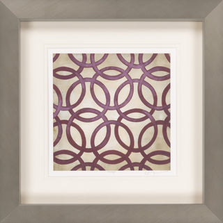 Surya Wall Decor LJ-4058 Purple by Chariklia Zarris