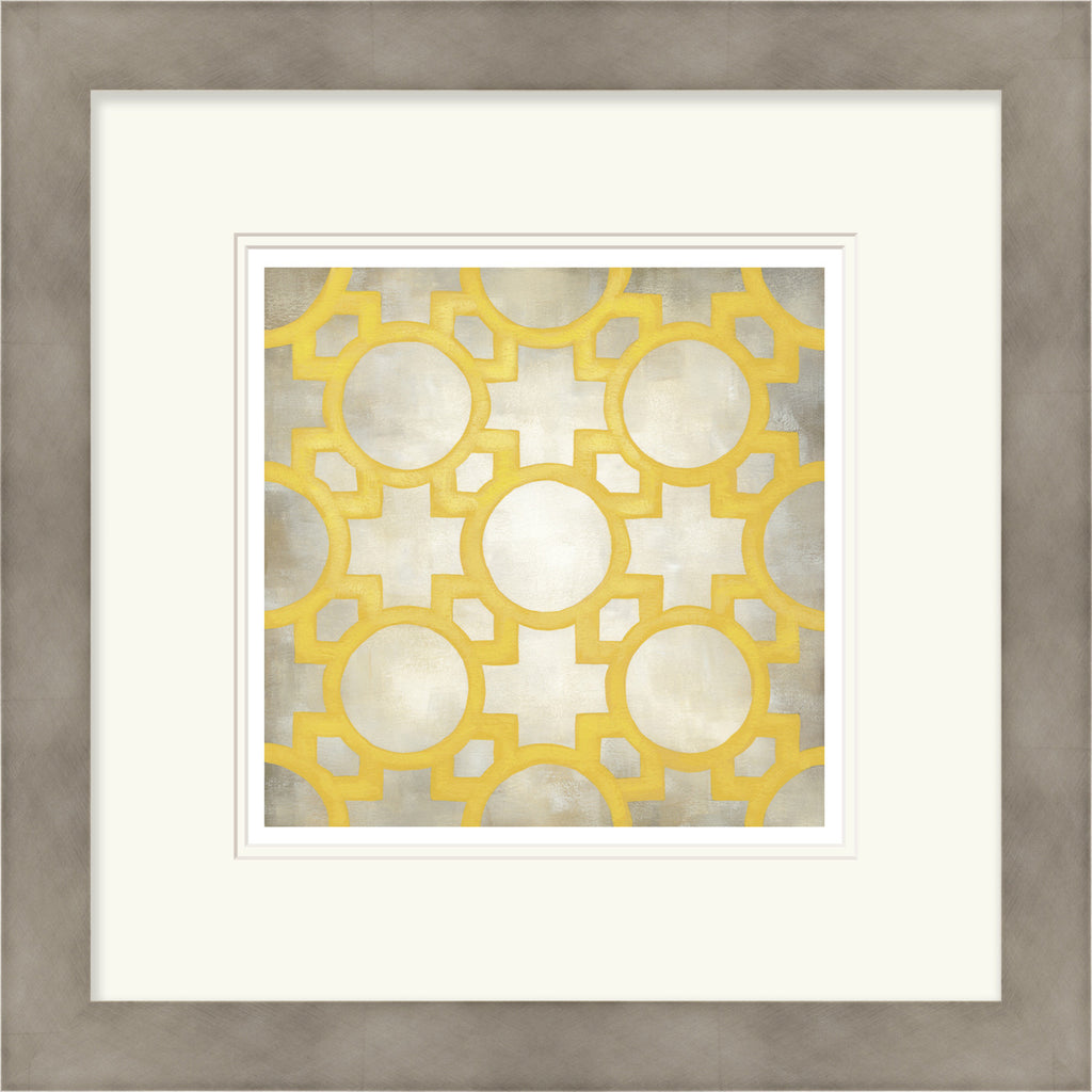 Surya Wall Decor LJ-4059 Yellow by Chariklia Zarris 19 X 19 Square