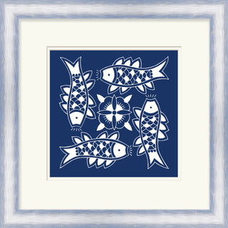 Surya Wall Decor LJ-4160 Blue by Vision Studio 21 X 21 Square