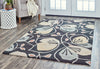 Rizzy Arden Loft-Lewis Manor LM9402 Charcoal Area Rug  Feature