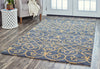 Rizzy Arden Loft-Lewis Manor LM9403 Charcoal Area Rug  Feature