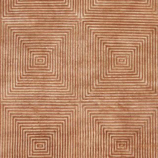 Surya Luminous LMN-3004 Rust Hand Knotted Area Rug by Candice Olson Sample Swatch