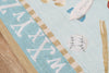 Momeni Lil Mo Classic LMI-2 Baby Blue Area Rug Closeup