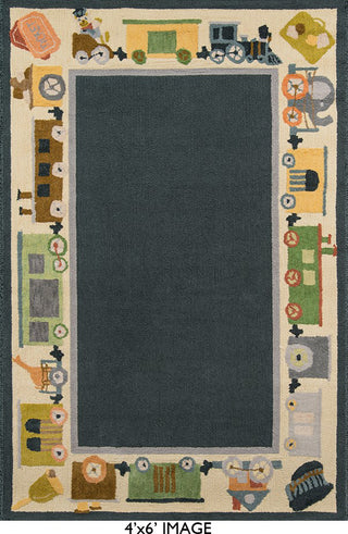 Momeni Lil Mo Classic LMI-3 Blue Area Rug Runner