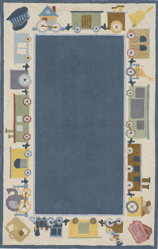 Momeni Lil Mo Classic LMI-3 Blue Area Rug main image