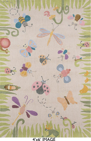 Momeni Lil Mo Classic LMI-4 Multi Area Rug Detail Shot