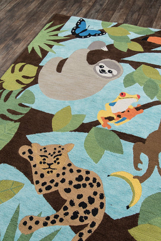 Momeni Lil Mo Classic LMI-9 Multi Area Rug Corner Image