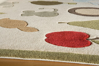 Momeni Lil Mo Whimsy LMJ-2 Ivory Area Rug Closeup