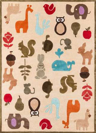 Momeni Lil Mo Whimsy LMJ-2 Ivory Area Rug main image