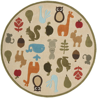 Momeni Lil Mo Whimsy LMJ-2 Ivory Area Rug Close up