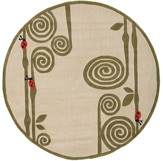 Momeni Lil Mo Whimsy LMJ-3 Ivory Area Rug Close up