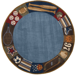 Momeni Lil Mo Whimsy LMJ-4 Denim Area Rug Close up