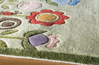 Momeni Lil Mo Whimsy LMJ-7 Grass Area Rug Corner Shot