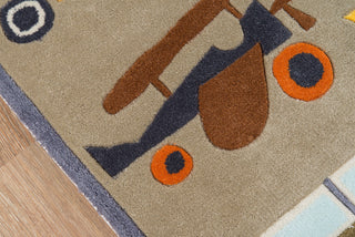 Momeni Lil Mo Whimsy LMJ-8 Concrete Area Rug Closeup