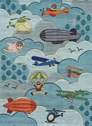 Momeni Lil Mo Whimsy LMJ10 Sky Area Rug main image