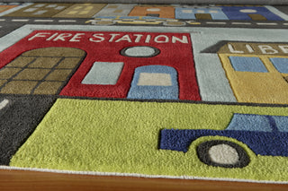 Momeni Lil Mo Whimsy LMJ12 Town Area Rug Closeup Feature