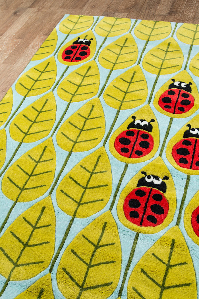Momeni Lil Mo Whimsy LMJ13 Lady Bug Red Area Rug – Incredible Rugs and ...
