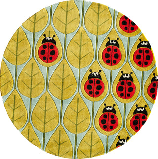 Momeni Lil Mo Whimsy LMJ13 Lady Bug Red Area Rug Room Scene