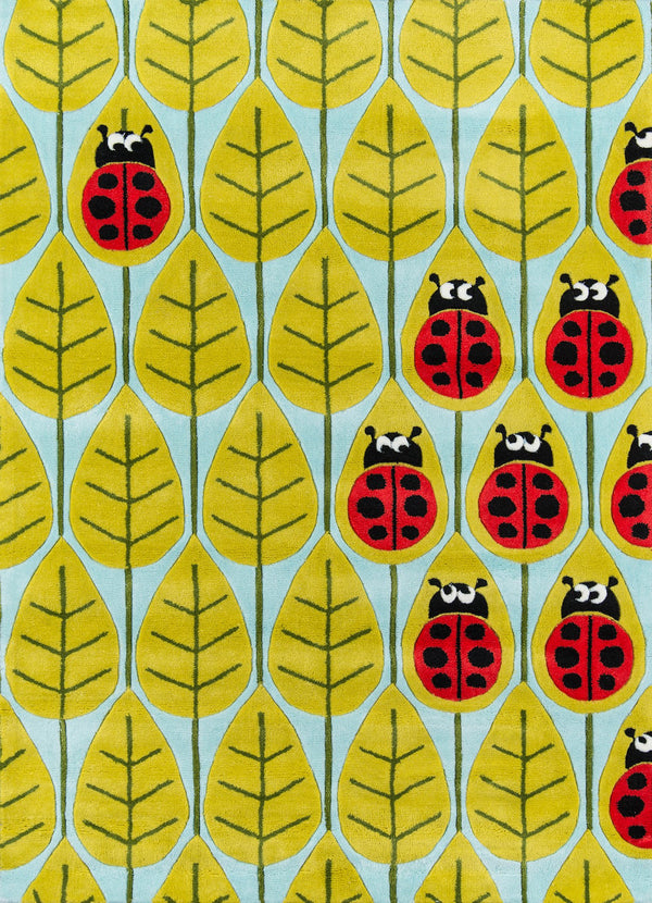 Momeni Lil Mo Whimsy LMJ13 Lady Bug Red Area Rug – Incredible Rugs and ...