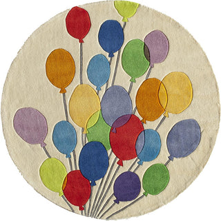 Momeni Lil Mo Whimsy LMJ16 Multi Balloons Area Rug Close Up