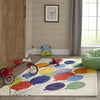 Momeni Lil Mo Whimsy LMJ16 Multi Balloons Area Rug Detail Shot Feature
