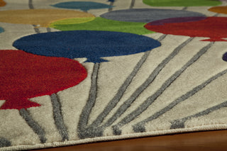 Momeni Lil Mo Whimsy LMJ16 Multi Balloons Area Rug Closeup