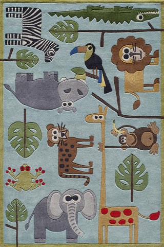 Momeni Lil Mo Whimsy LMJ19 Blue Area Rug main image