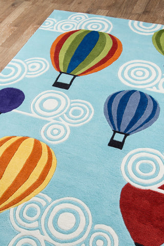 Momeni Lil Mo Whimsy LMJ20 Multi Area Rug Corner Shot Feature