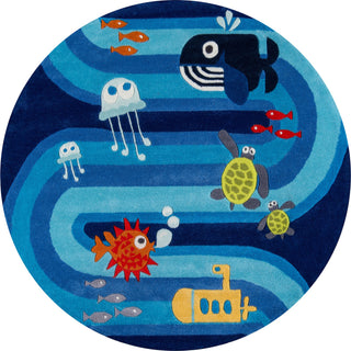 Momeni Lil Mo Whimsy LMJ21 Blue Area Rug