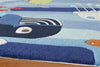 Momeni Lil Mo Whimsy LMJ21 Blue Area Rug Closeup