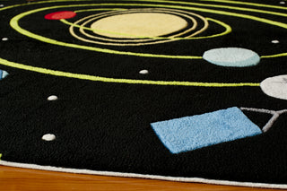 Momeni Lil Mo Whimsy LMJ22 Black Area Rug Closeup