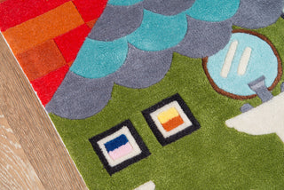 Momeni Lil Mo Whimsy LMJ23 Multi Area Rug Close Up