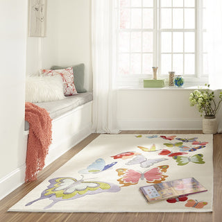 Momeni Lil Mo Whimsy LMJ32 Ivory Area Rug Room Scene Feature