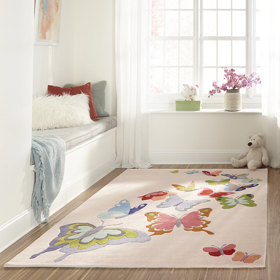 Momeni Lil Mo Whimsy LMJ32 Pink Area Rug Room Scene Feature