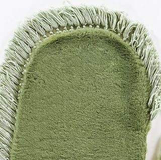 Momeni Lil Mo Snuggle Cactus LSN-4 Green Area Rug Corner Image