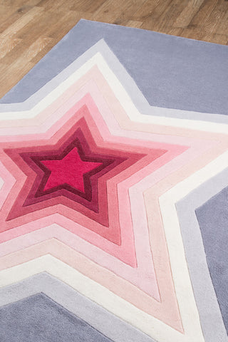 Momeni Lil Mo Hipster LMT-7 Superstar Area Rug Corner Shot