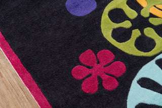 Momeni Lil Mo Hipster LMT-8 Black Area Rug Closeup