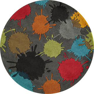 Momeni Lil Mo Hipster LMT-9 Grey Area Rug Closeup