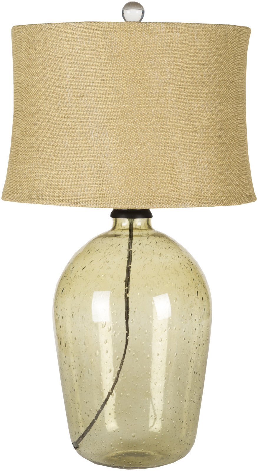 Surya Glass LMP-1001 Natural Lamp Table Lamp