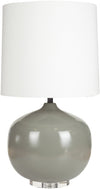 Surya Ceramic LMP-1013 White Lamp Table Lamp