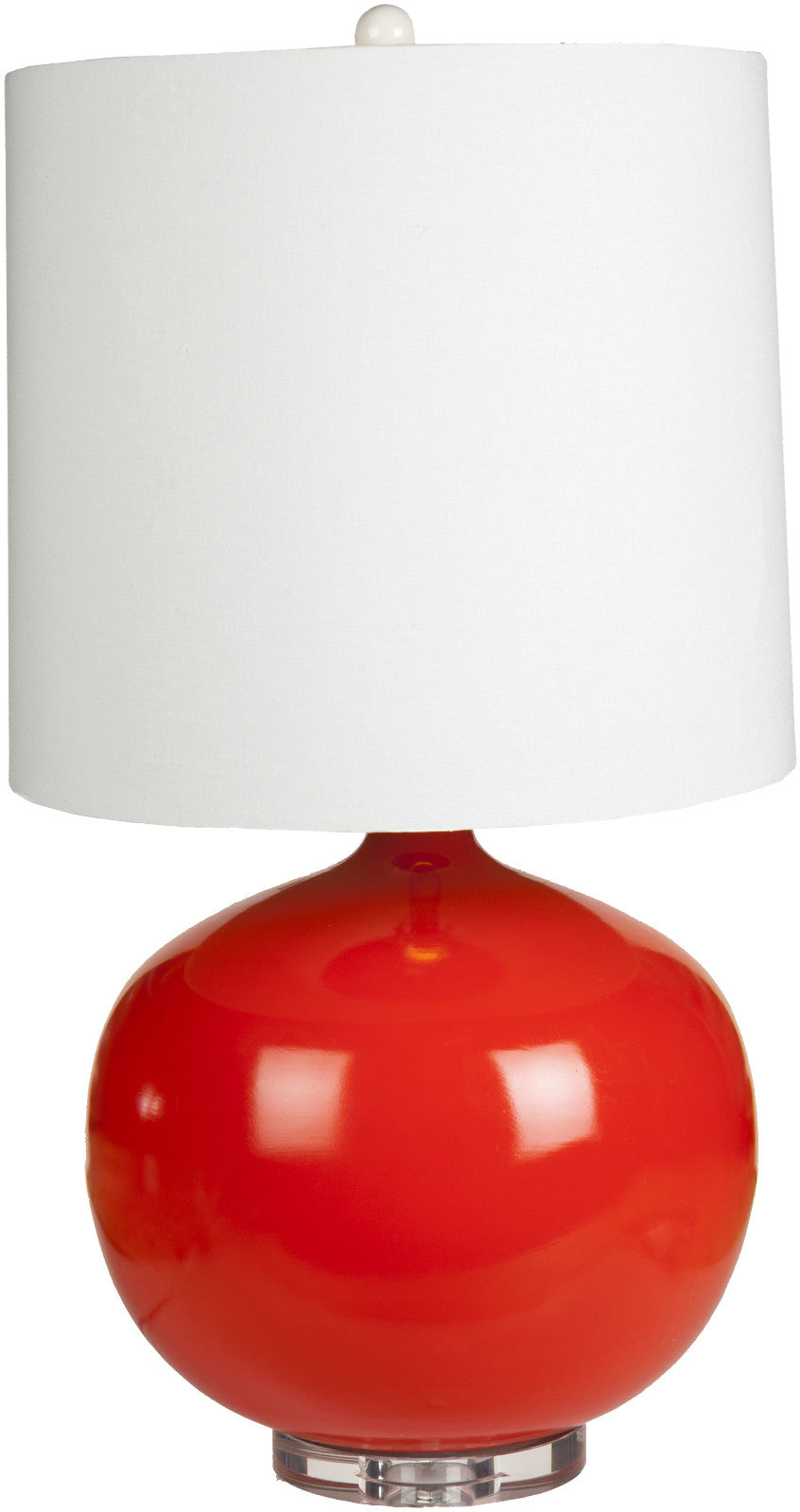 Surya Ceramic LMP-1014 White Lamp Table Lamp